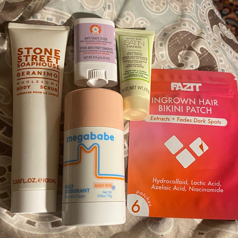 Allure Beauty Box Body Care products